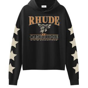 Rhude Black 'Cambridge State Champions' Hoodie